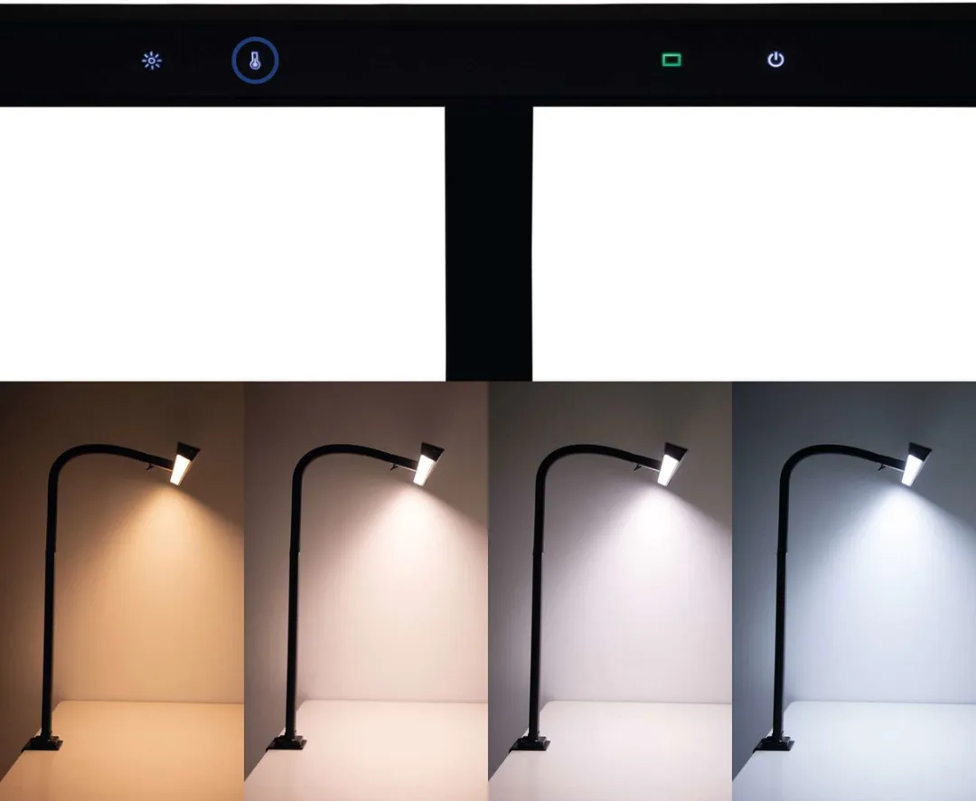 MAUL MAULgate LED Monitorlamp 14W - 3000-6500K - Zwart