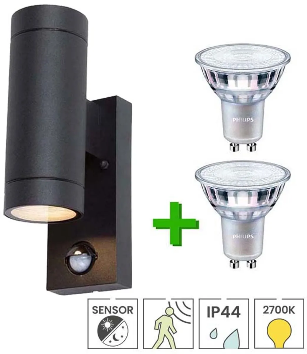 Lybardo Buitenlamp Up & Down Wandlamp
