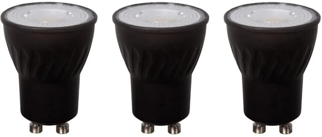Lucide MR11 Ledlamp Set - 3x3,8W 2700K - Rookglas - GU10