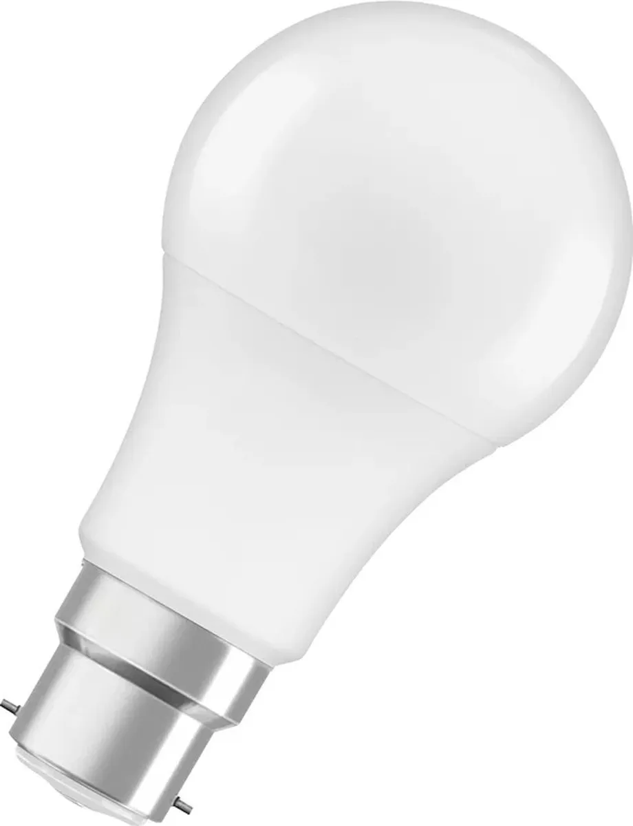Osram LED-lamp B22d 8,5W Warm Wit Mat - 3 Stuks