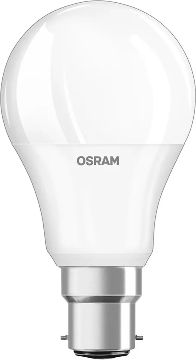 Osram LED-lamp B22d 8,5W Warm Wit Mat - 3 Stuks - afbeelding 6 van 6