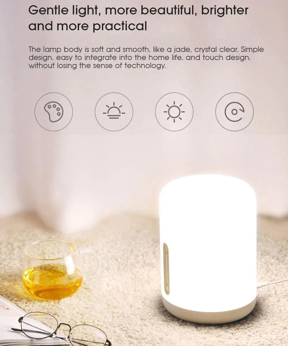 Xiaomi Mi Bedside Lamp 2 LED Tafellamp - 9W - 6500K - Wit