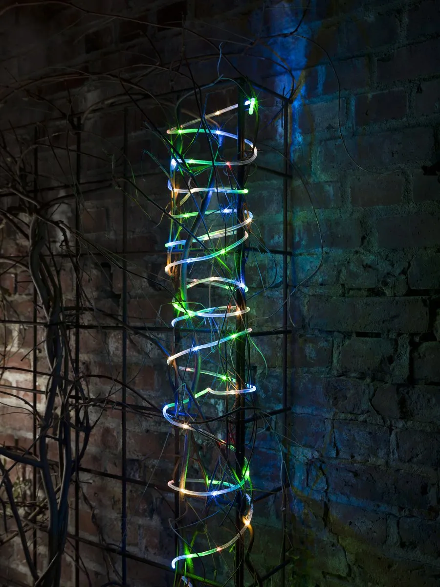 Konstsmide Lichtsnoer LED Multicolor - 130 Lichtpunten - 10m - Zwart