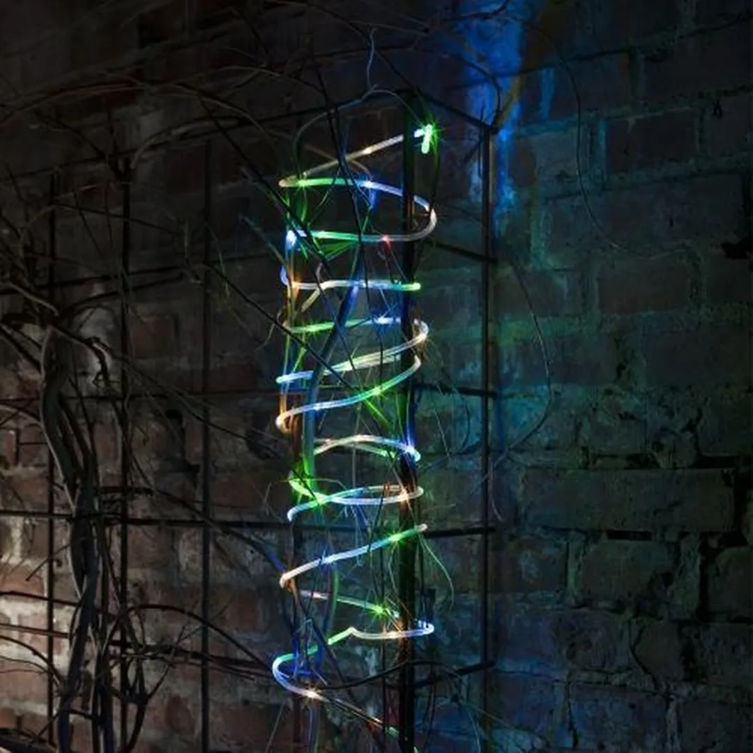 Konstsmide Lichtsnoer LED Multicolor - 130 Lichtpunten - 10m - Zwart - afbeelding 6 van 6