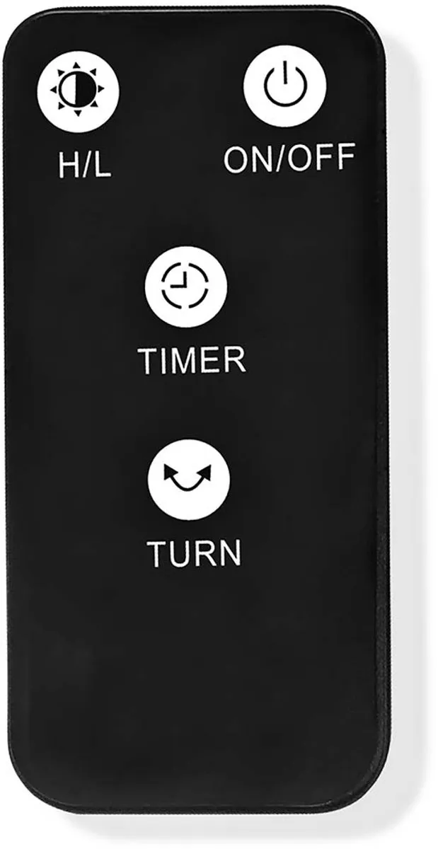 Nedis SmartLife Terrasverwarmer HTPA21BKW - 1200W - Wi-Fi - Zwart