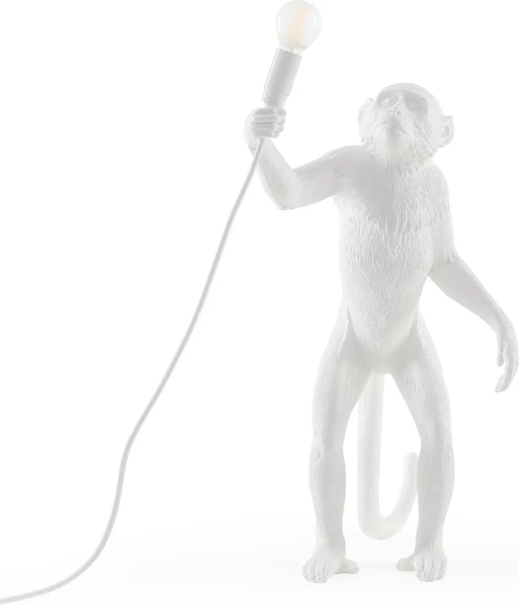 Seletti Monkey Stand Vloerlamp - Wit