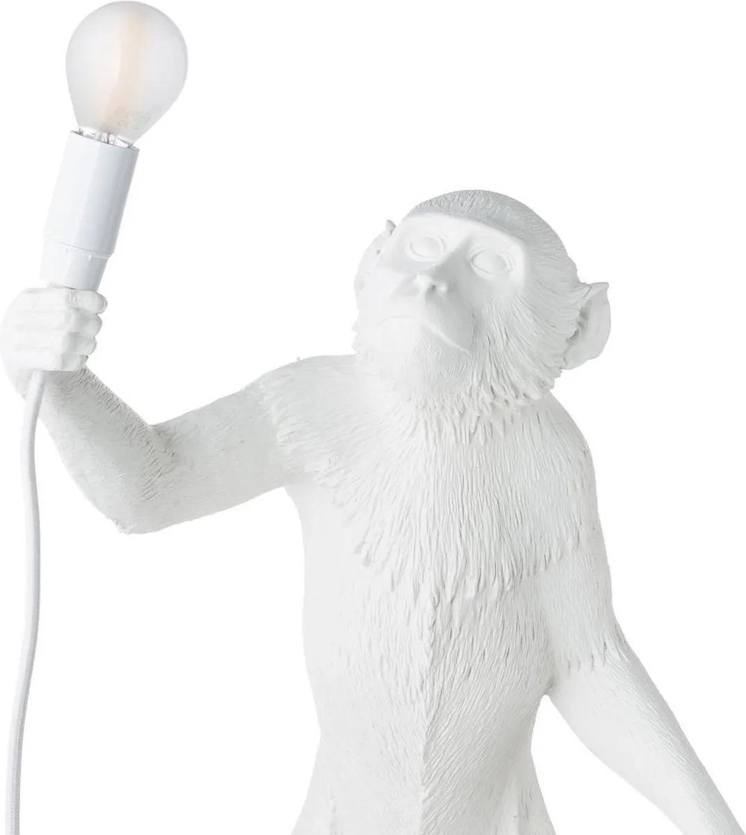 Seletti Monkey Stand Vloerlamp - Wit - afbeelding 6 van 6