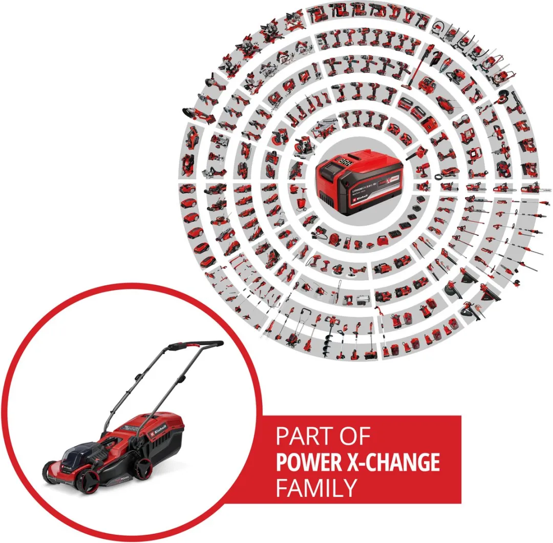 Einhell Accu Grasmaaier GE-CM 18/32 C Li BL Solo - Power X-Change - 32cm