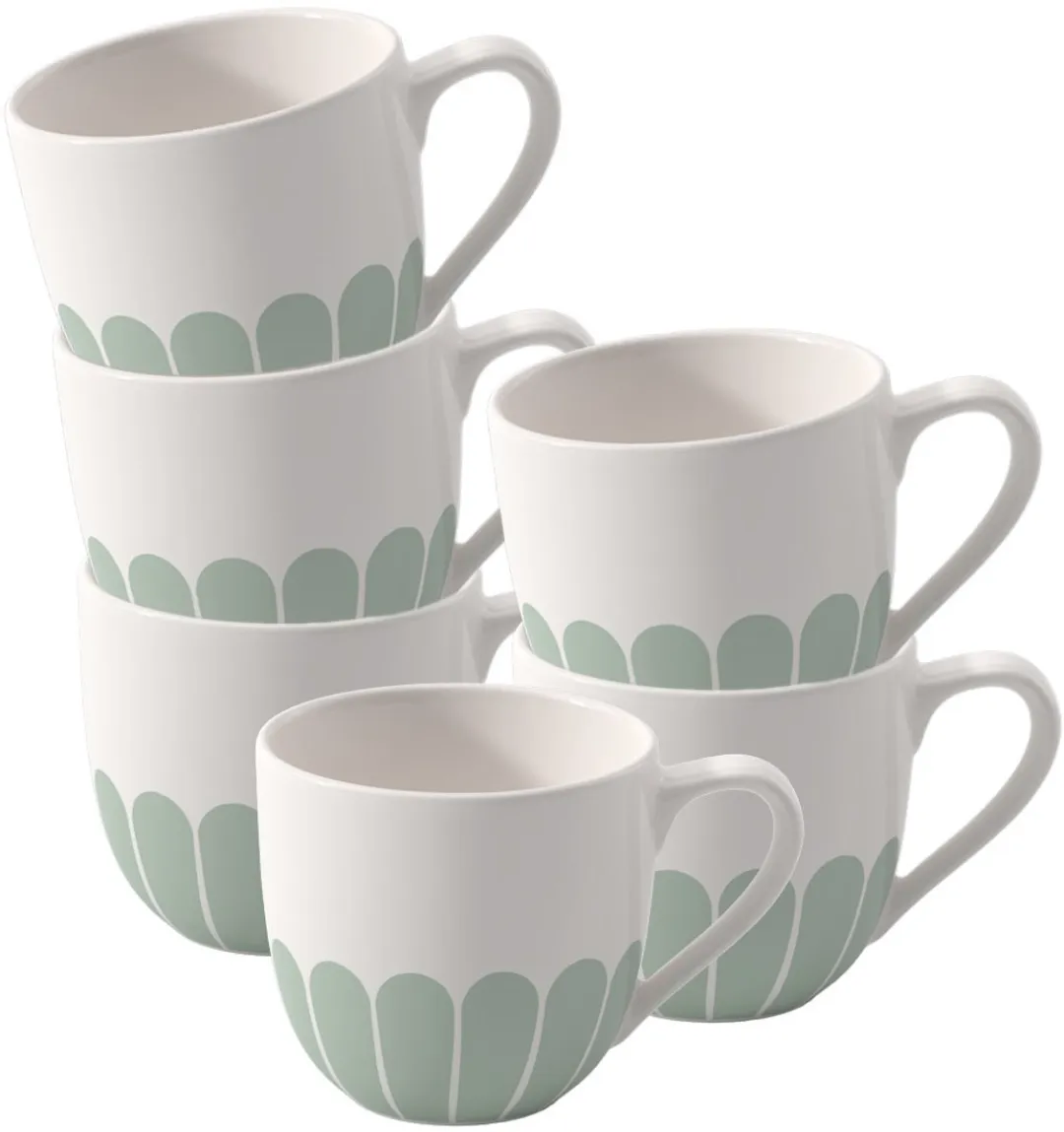 Villeroy & Boch Fleur Couleur Espressotassen 70ml - 6 Stuks - Geel