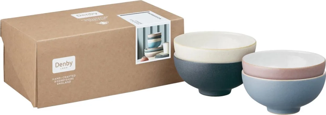 Denby Impression Rijstkom - 480ml - 4 Stuks