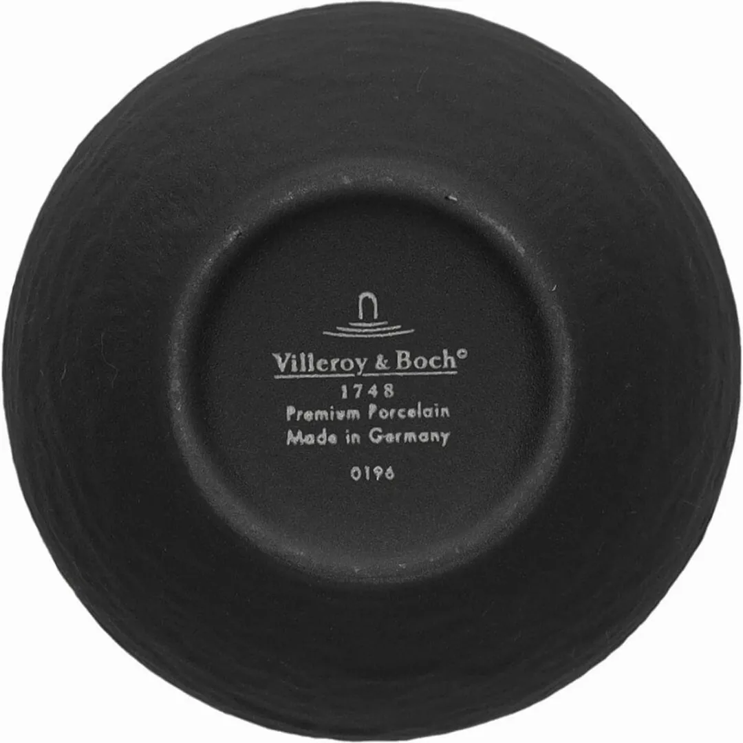 Villeroy & Boch Manufacture Rock Dipschaaltjes 6 Stuks - Zwart