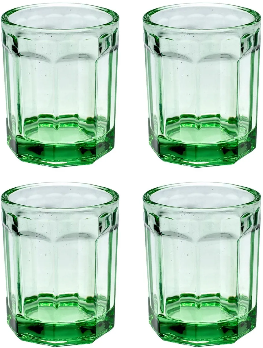 Serax Paola Navone Fish & Fish Drinkglas - Groen Ø7cm - 22cl - 4 Stuks - afbeelding 6 van 6
