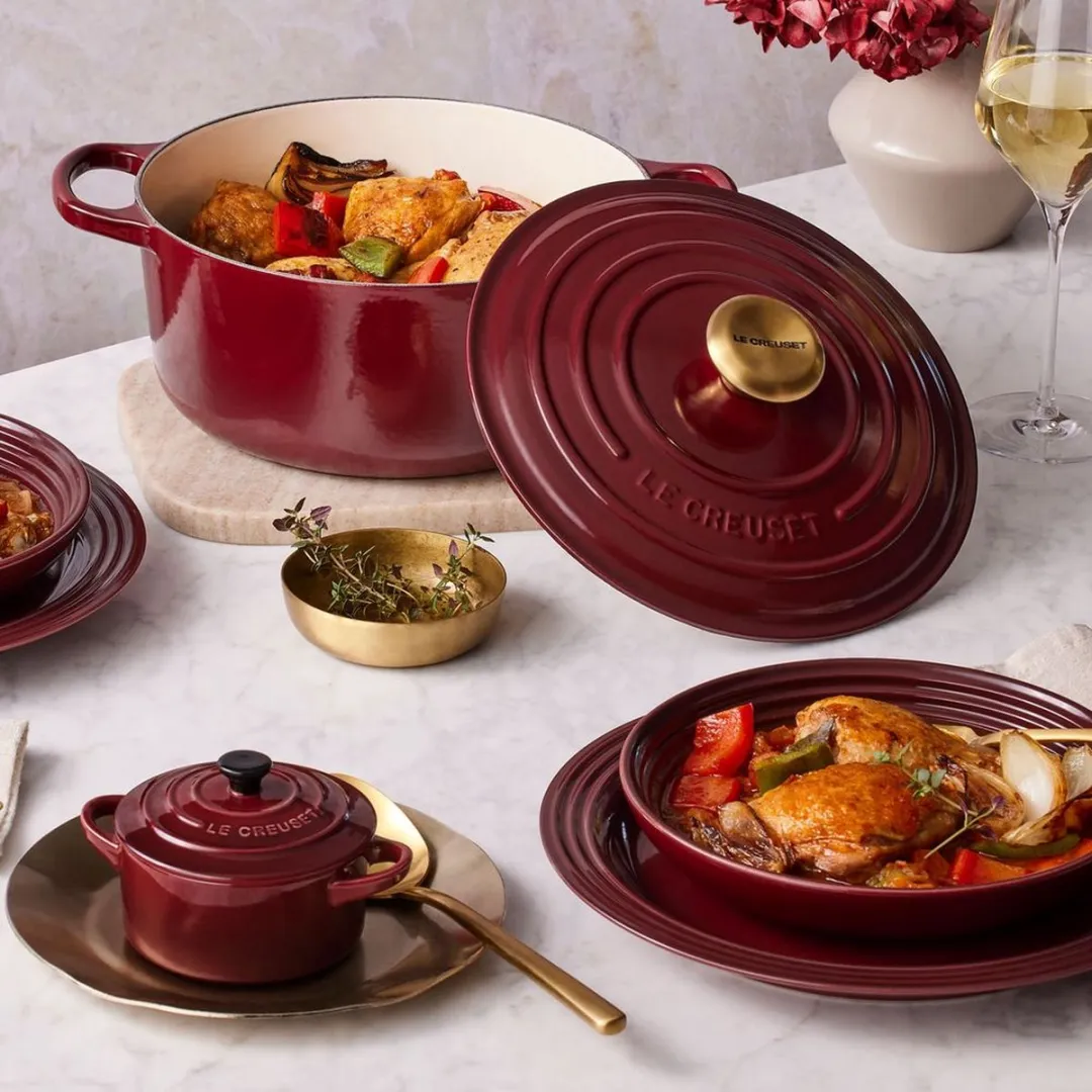 Le Creuset Braadpan Signature Garnet 22cm - 3.3L