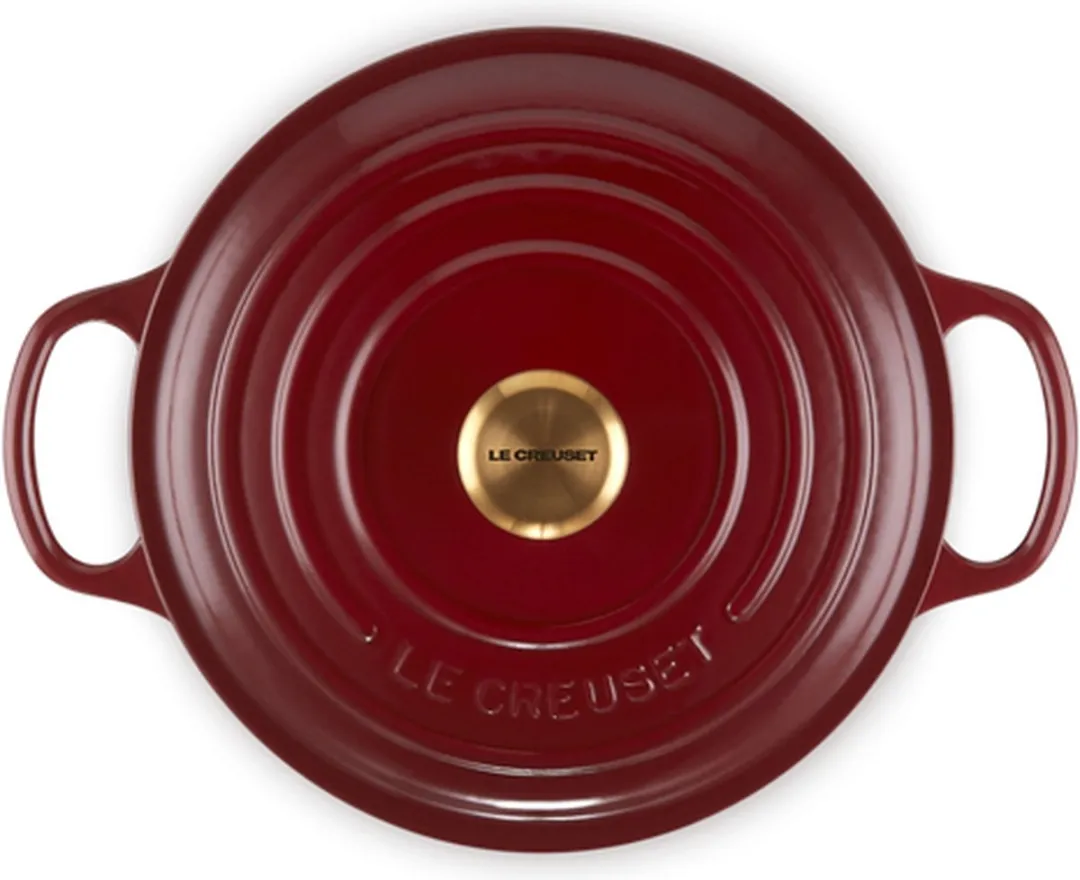 Le Creuset Braadpan Signature Garnet 22cm
