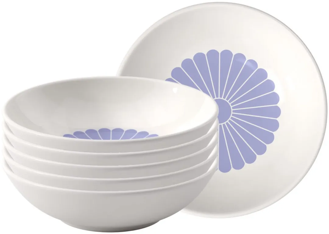 Villeroy & Boch Fleur Couleur Dessertschalen 13.2cm - 6 Stuks - Pink