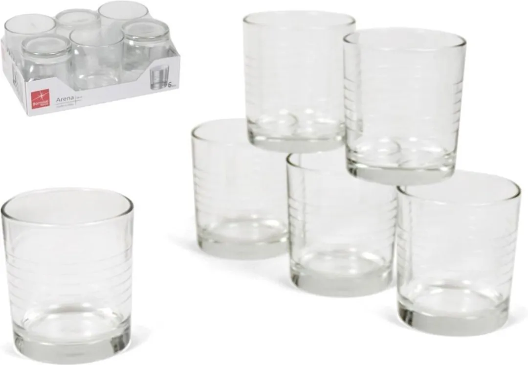 Bormioli Rocco Drinkglazen 6 Stuks - 240ml - Transparant