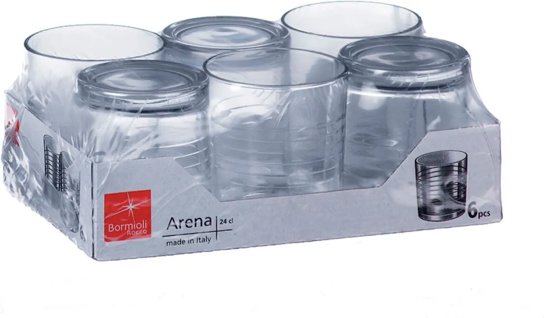 Bormioli Rocco Drinkglazen 6 Stuks - 240ml - Transparant