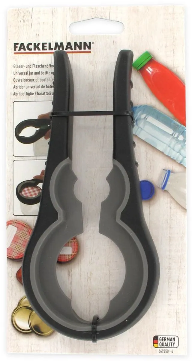 Fackelmann Universele Pot- en Flessenopener - 20cl - afbeelding 6 van 6