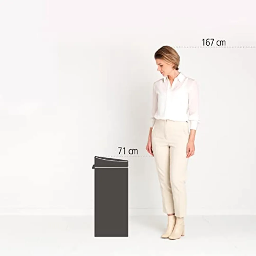 Brabantia Touch Bin Prullenbak 30L - Moonlight Black