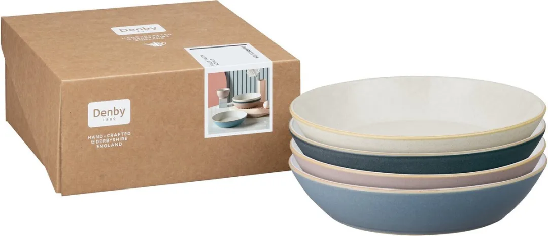 Denby Impression Pastabord - 4 Stuks Ø22cm