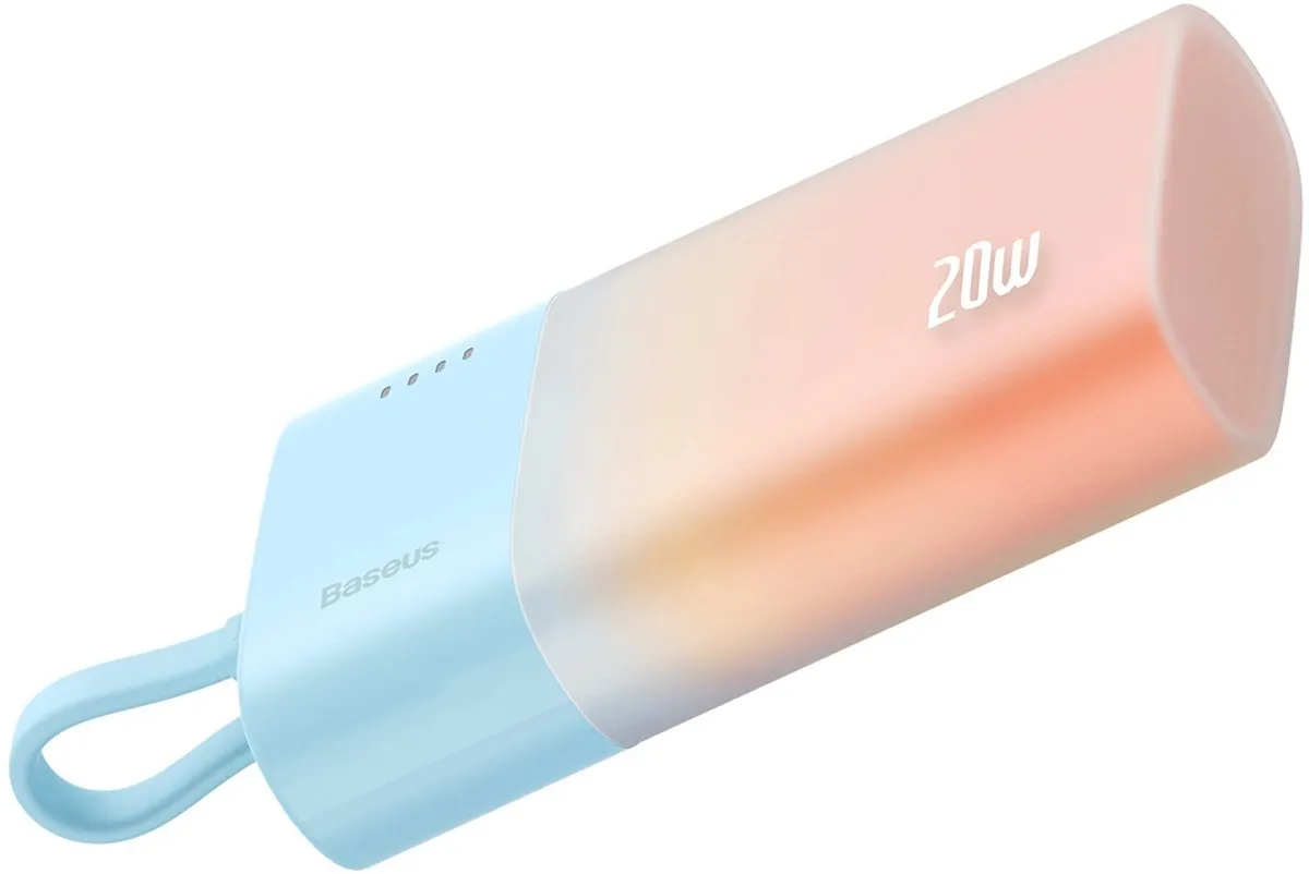 Baseus Powerbank IJskolletje 5200mAh 20W - Transparent