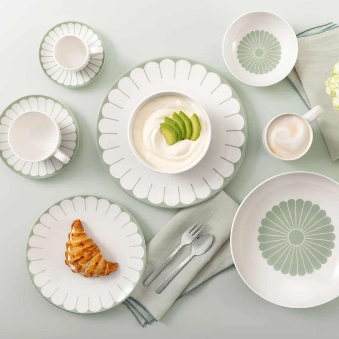 Villeroy & Boch Fleur Couleur Espressountertassen - Ø11,7cm - 6 Stuks