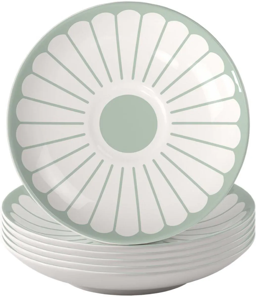 Villeroy & Boch Fleur Couleur Espressountertassen - Ø11,7cm - 6 Stuks