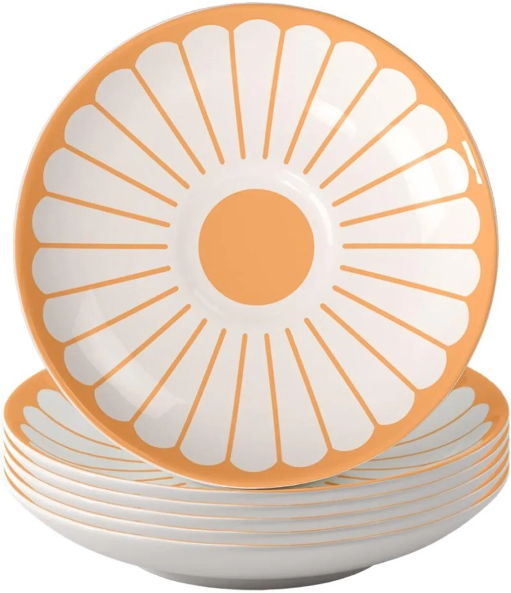 Villeroy & Boch Fleur Couleur Espressountertassen - Ø11,7cm - 6 Stuks