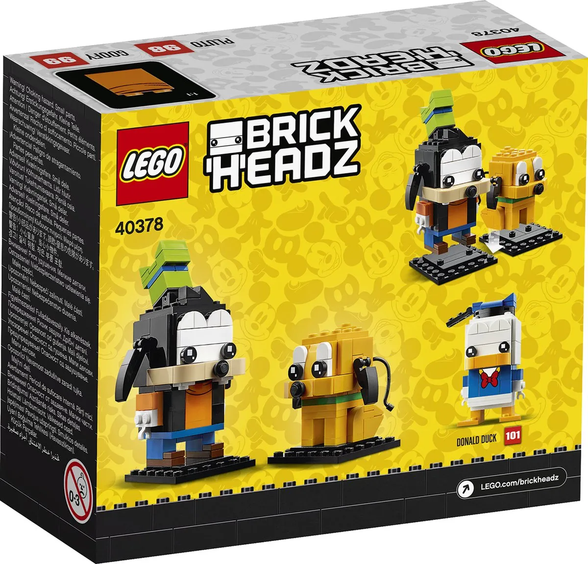 LEGO BrickHeadz Goofy & Pluto 40378 - afbeelding 5 van 5