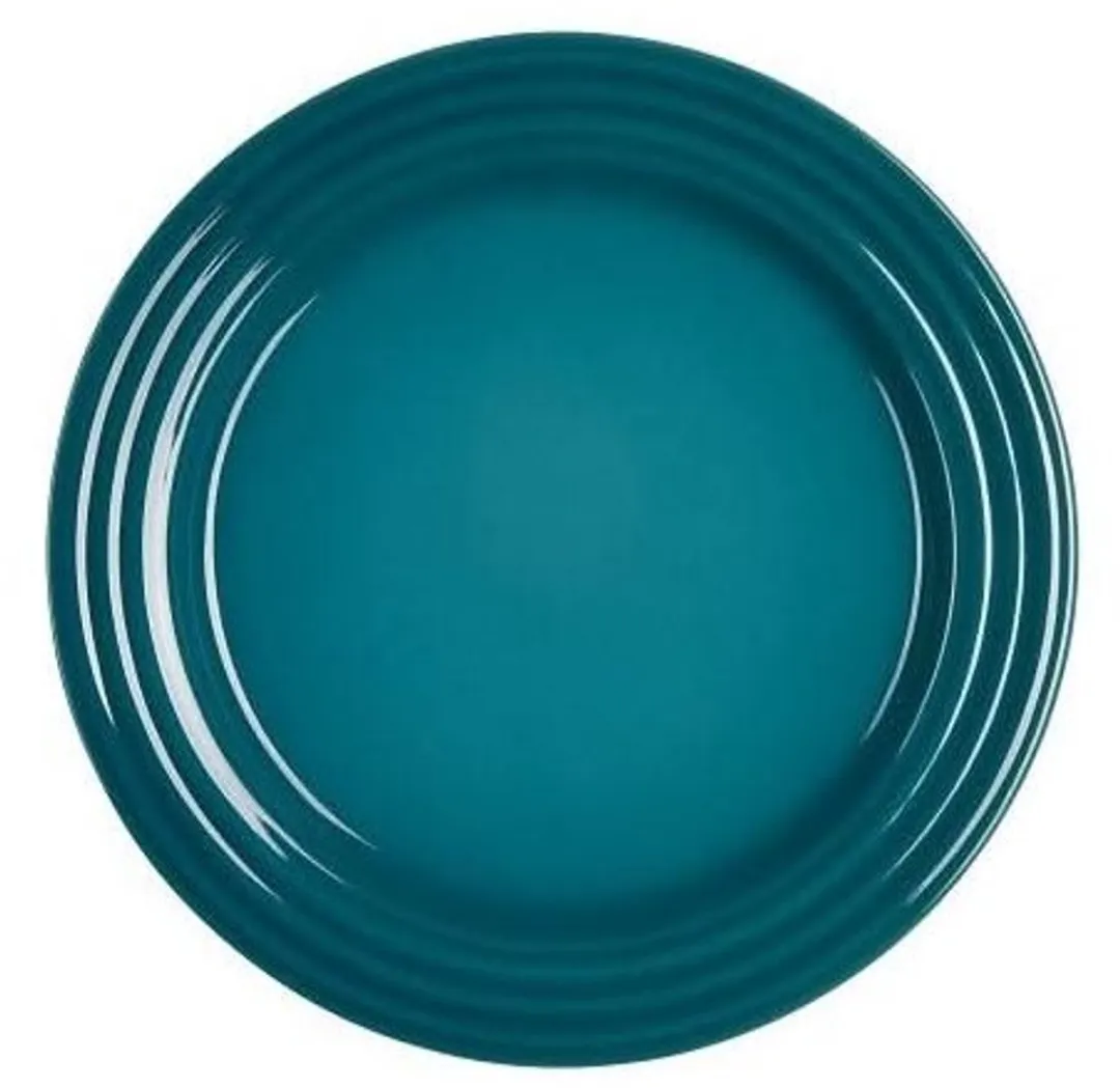 Le Creuset Ontbijtbord Deap Teal 22cm