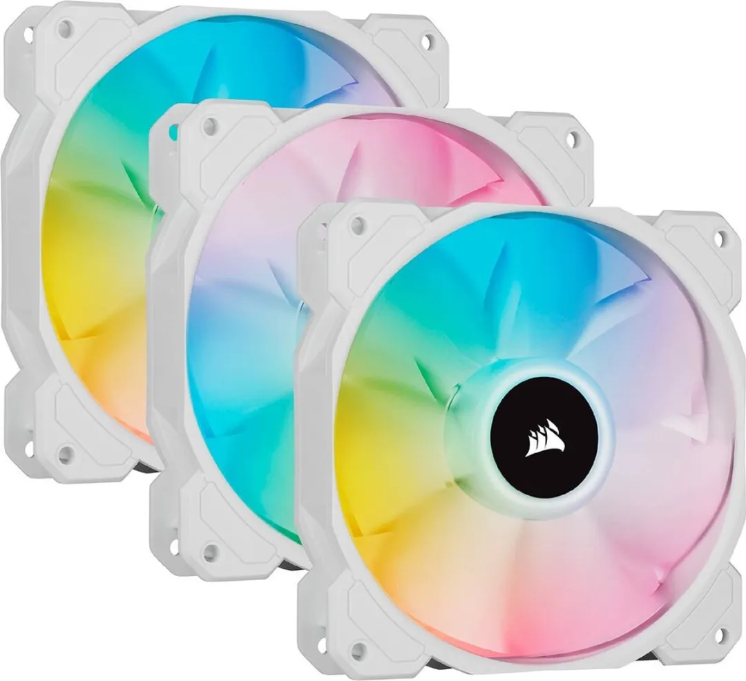 Corsair SP120 RGB ELITE Boxventilator - Wit