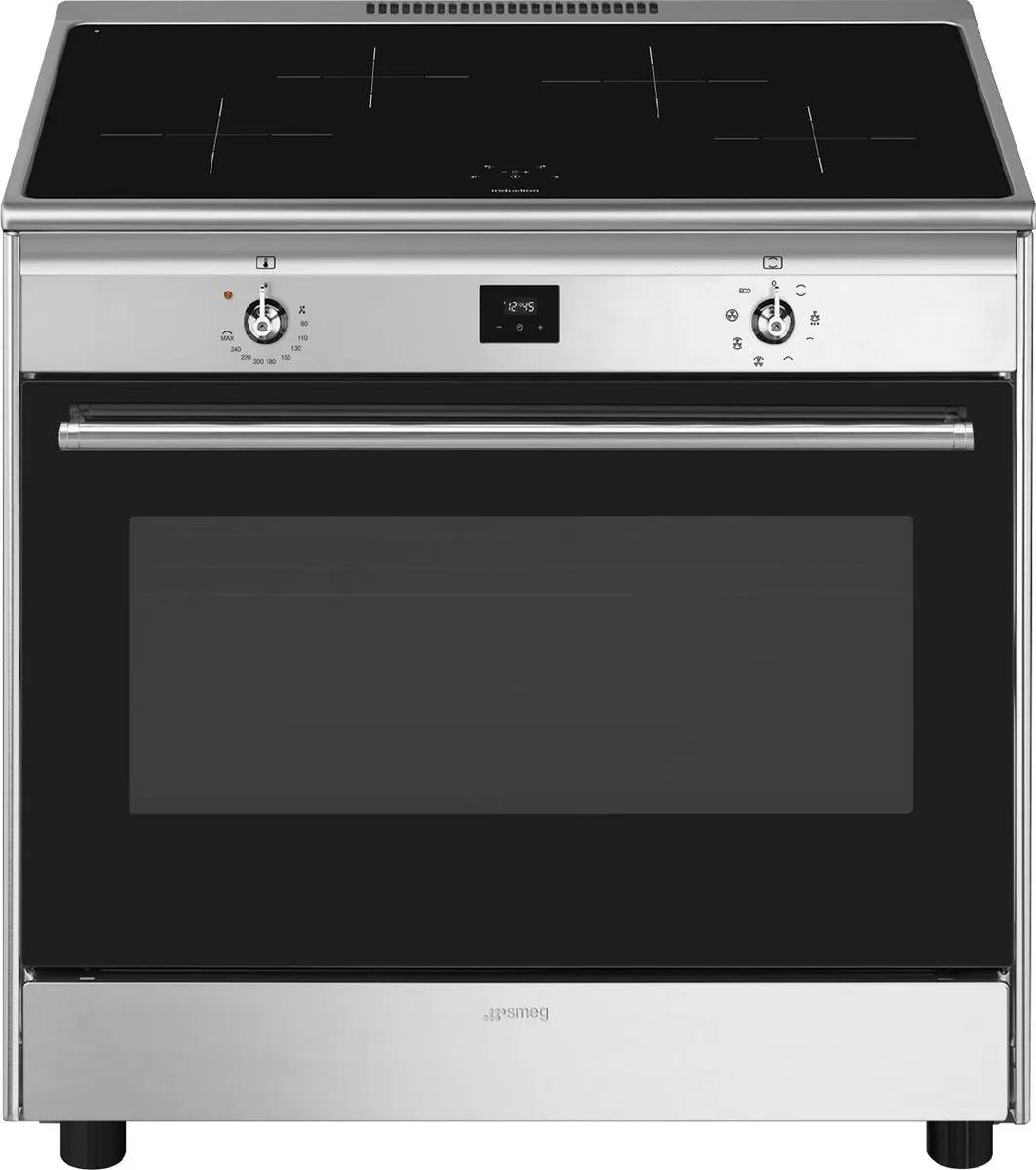 Smeg CG90CIXT Inductiefornuis 90cm