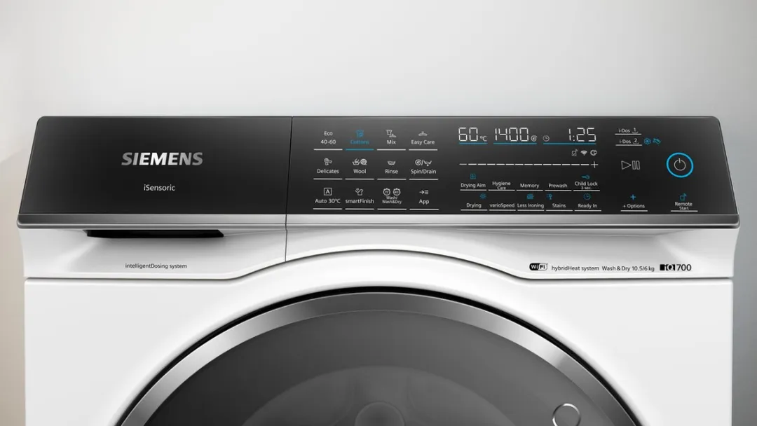 Siemens iQ700 WN54C2A0EU Wasdroogcombinatie 10,5/6 kg - Wit