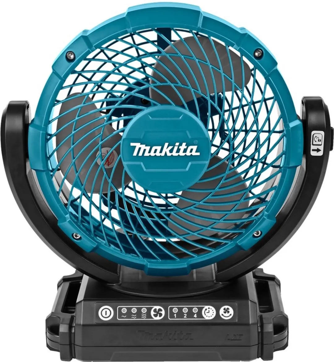 Makita DCF102Z Accu Ventilator - 18cm - 3 standen - Multikleur