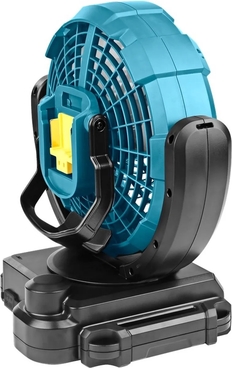 Makita DCF102Z Accu Ventilator - 18cm - 3 standen - Multikleur