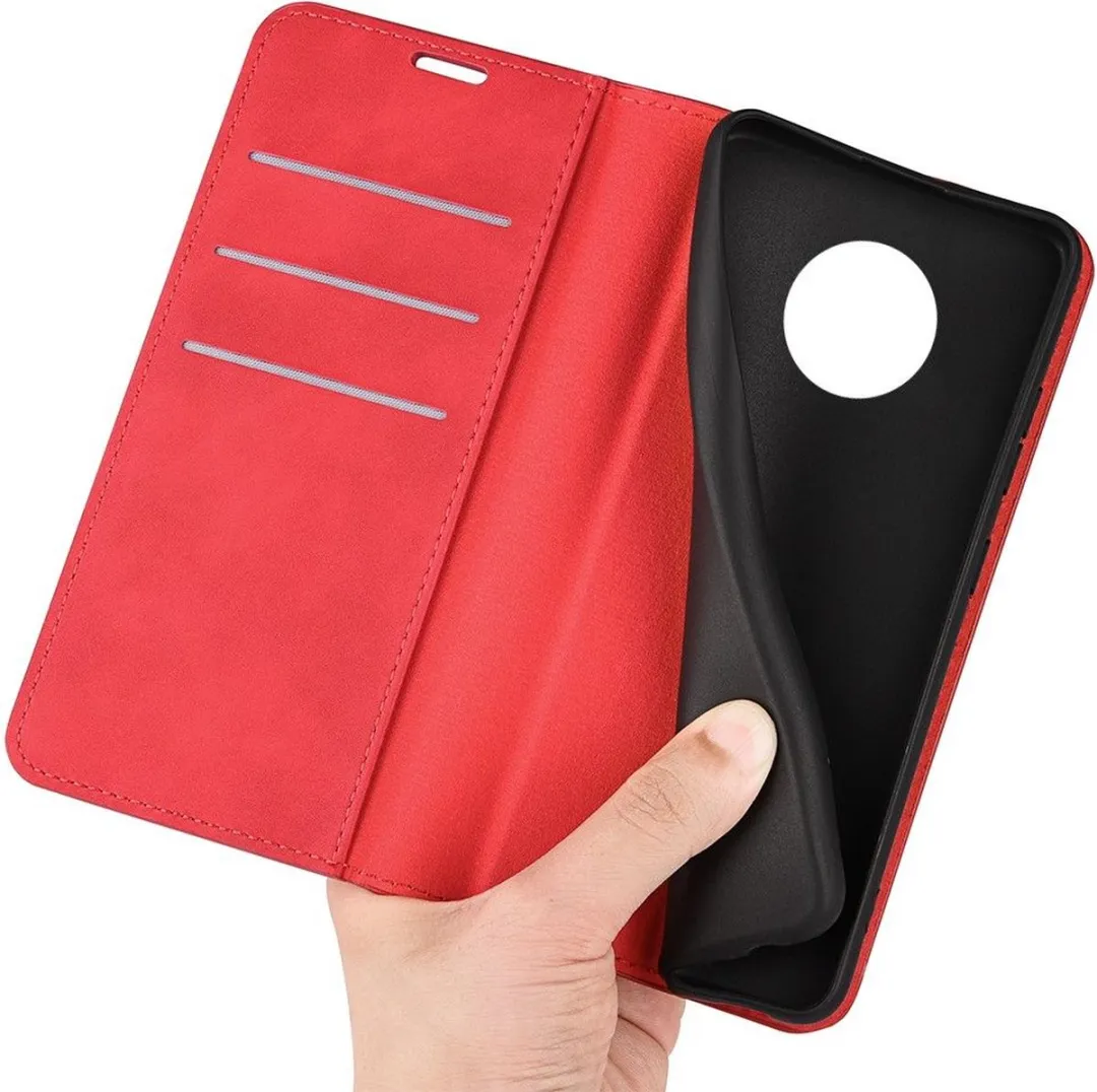 Just in Case Nokia G50 Hoesje met Pasjeshouder 4 Stuks - Rood