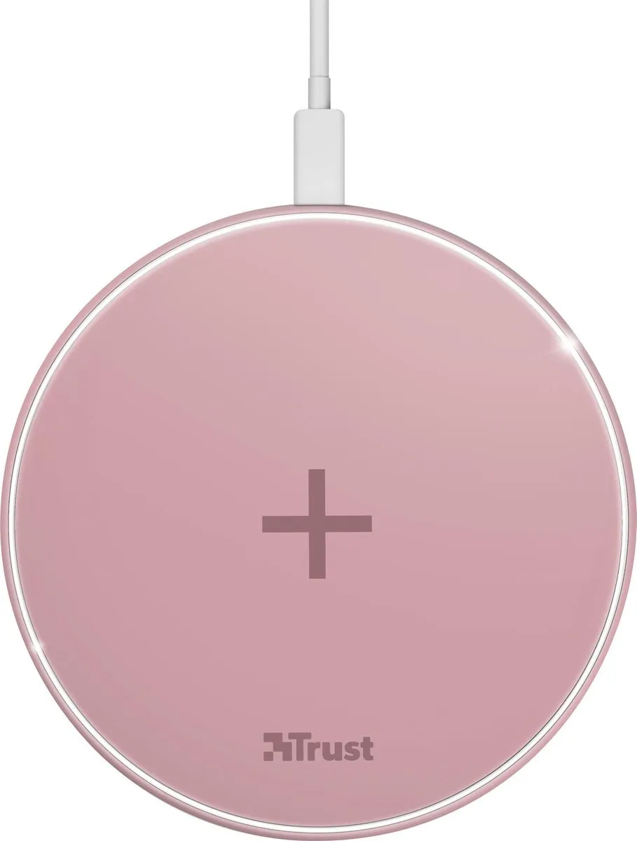 Trust Qylo - Draadloze oplader - 10W - Roze