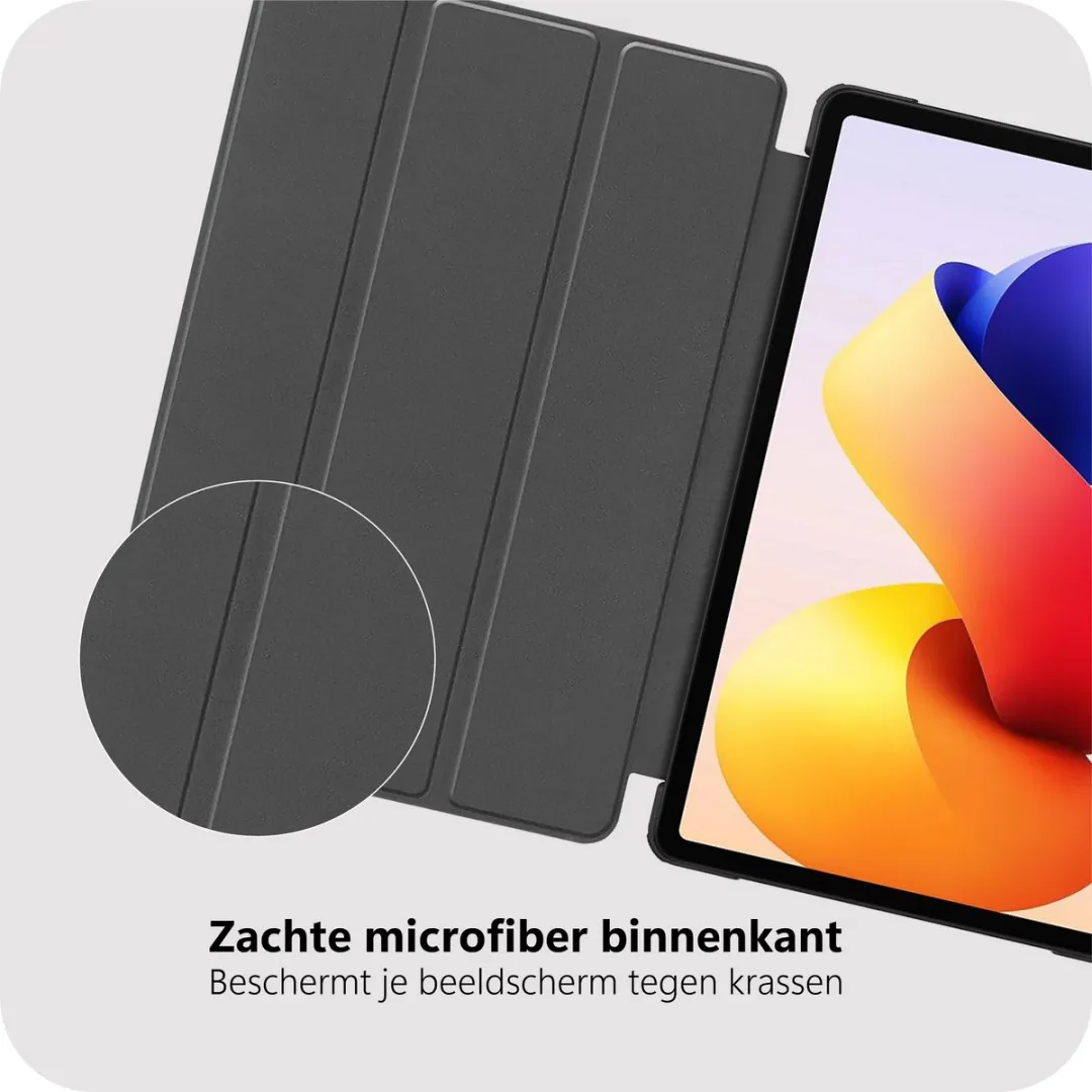 Just in Case TXM2838TF1 Tablethoes - Xiaomi Redmi Pad 2 Pro - Zwart - afbeelding 6 van 6