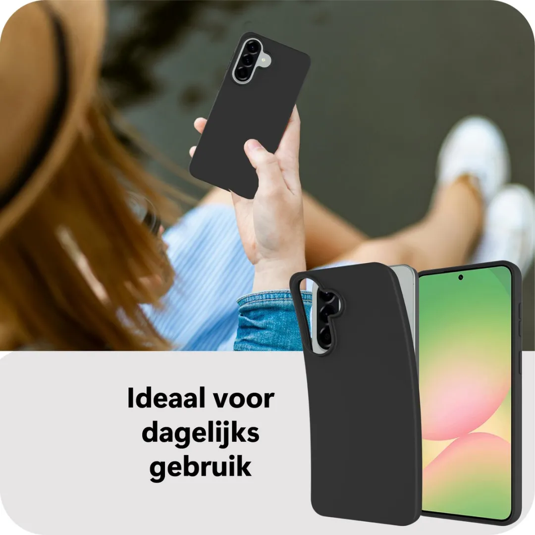Just in Case Siliconen Hoesje Samsung Galaxy A57 - MSA2871ZC1 - Zwart