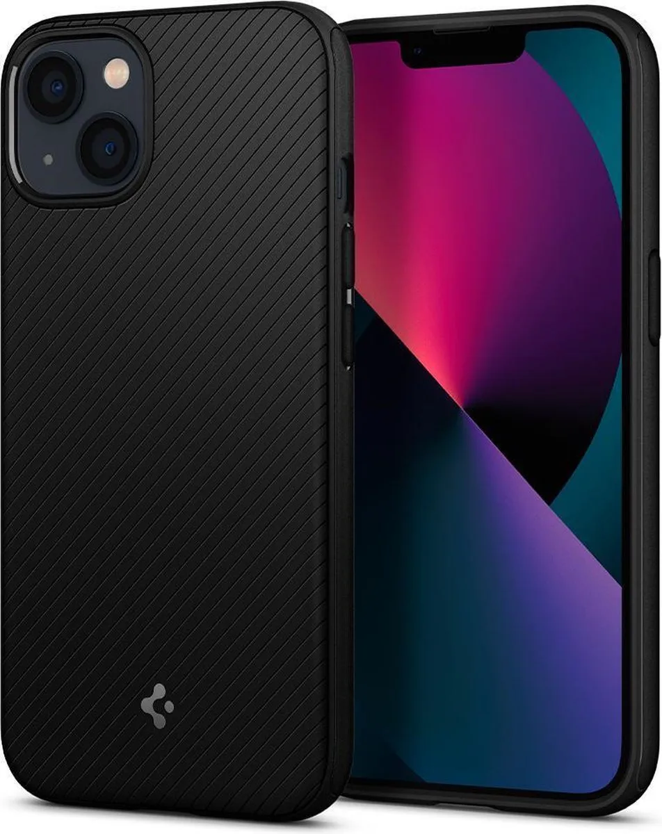 Spigen Armor ACS03680 TPU Hoesje - iPhone 13 Mini - Zwart - afbeelding 4 van 6