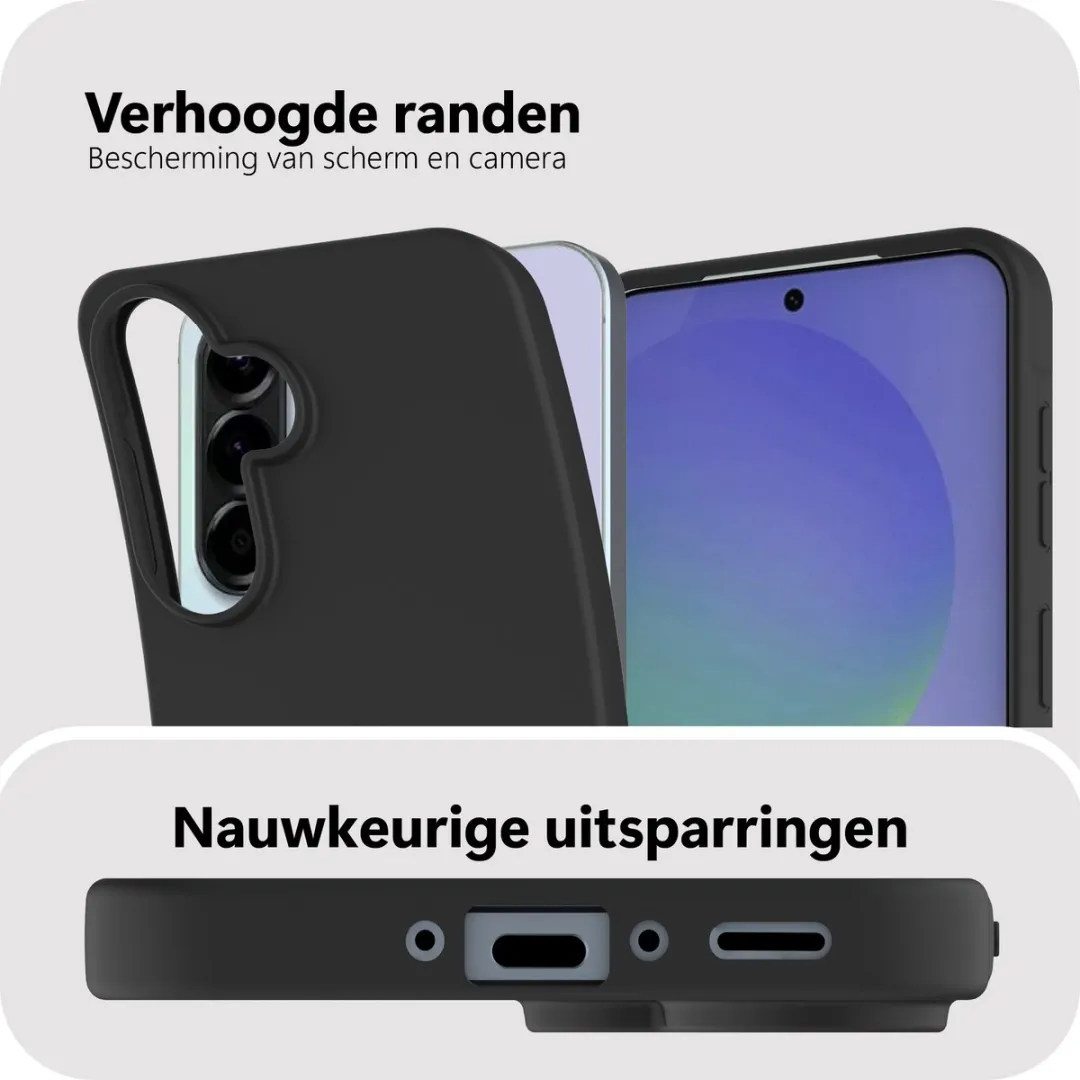 Just in Case MSA2870ZC1 Hoesje - Samsung Galaxy A37 - Zwart - afbeelding 6 van 6