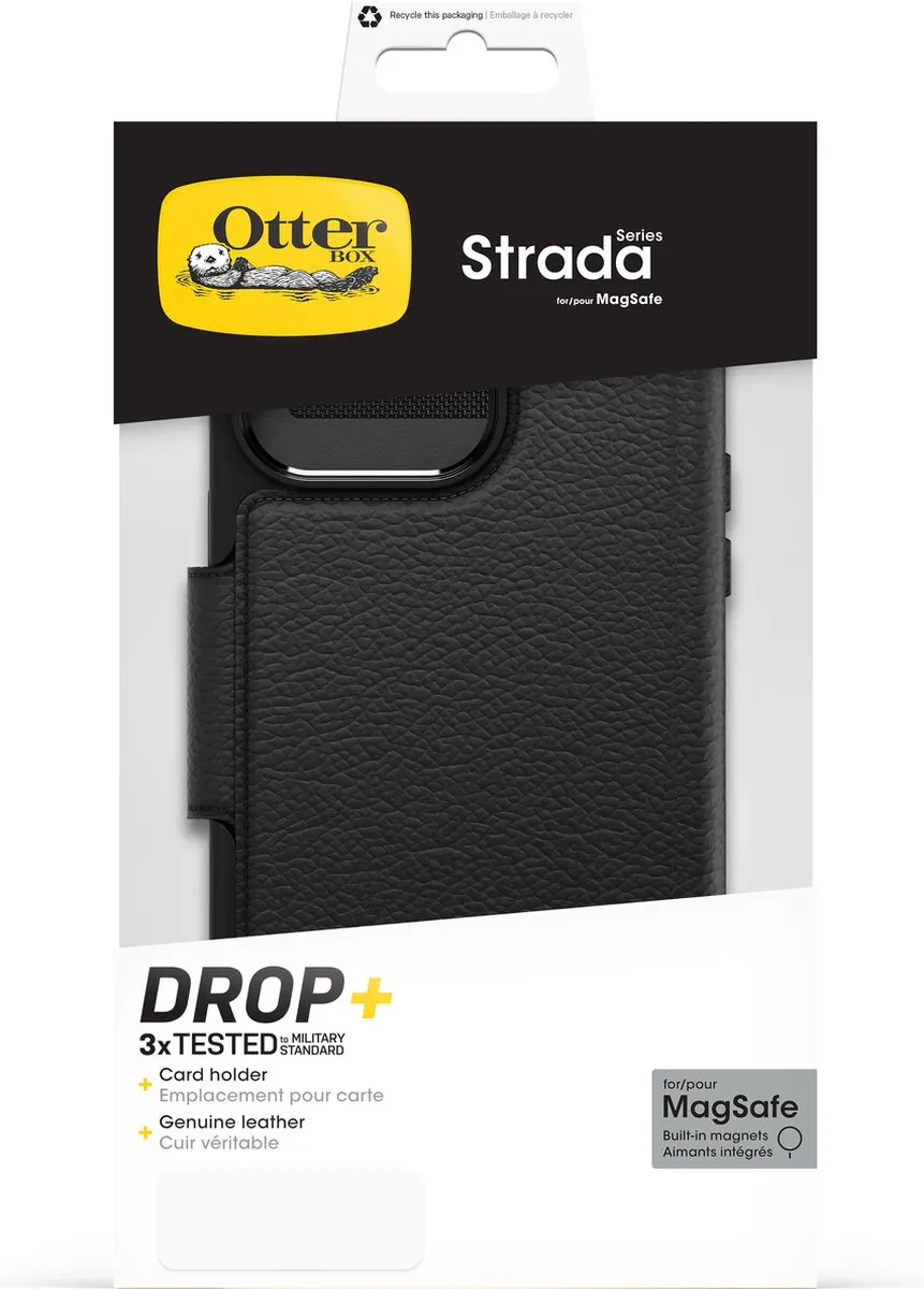 OtterBox Strada MagSafe Case 12187 - iPhone 15 Pro Max - Zwart - afbeelding 5 van 6