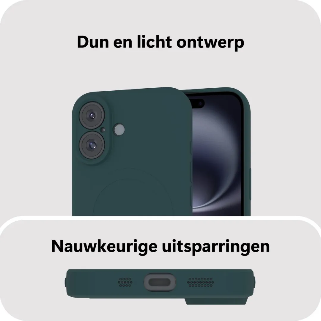 Just in Case iPhone 16 Hoesje Groen - MPN 8332424