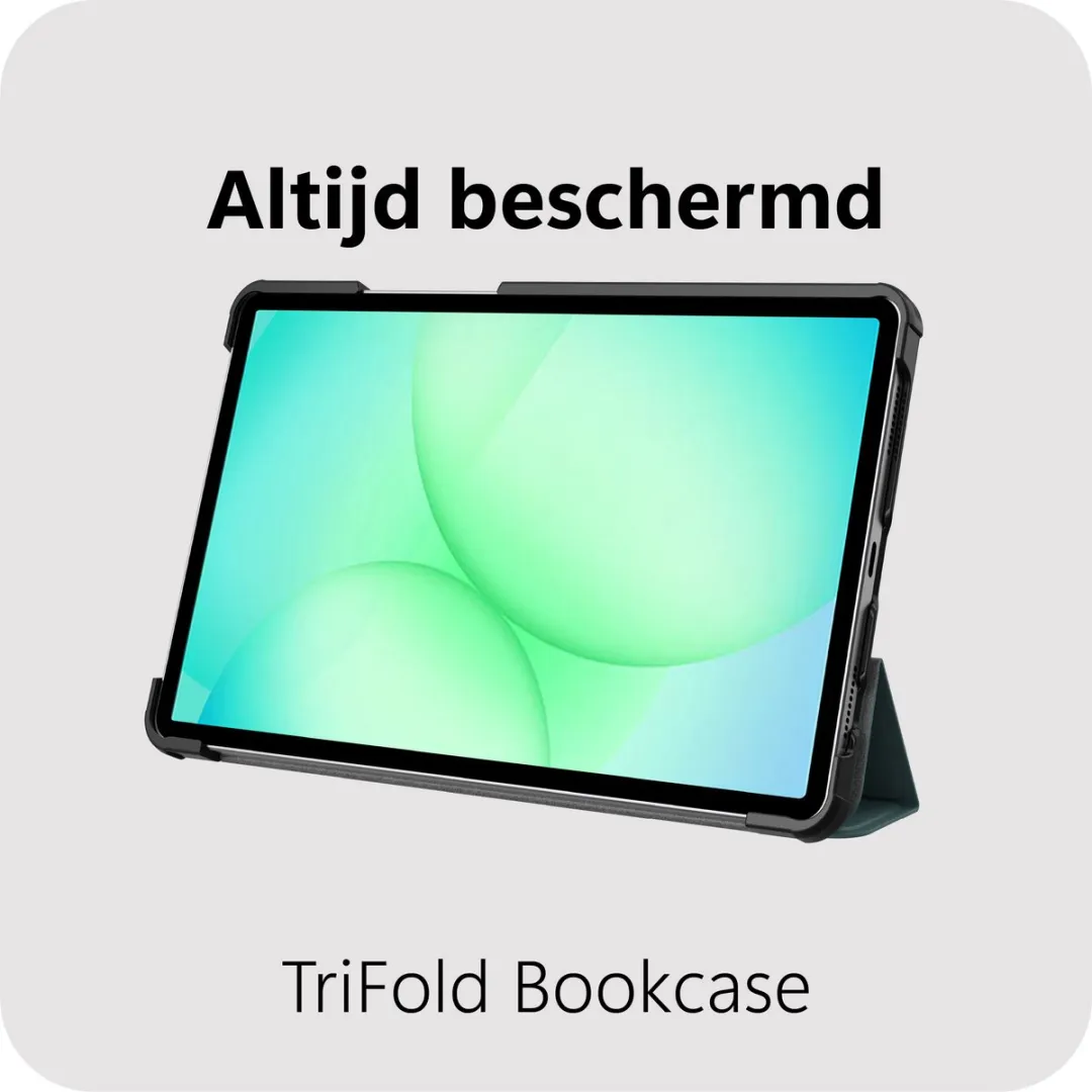 Just in Case TSA2813TF8 Tablethoes - Samsung Galaxy Tab A11/A9 Plus - Groen