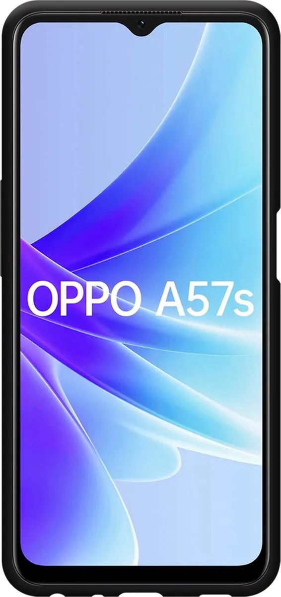 Just in Case Oppo A57s Hoesje Siliconen - Zwart