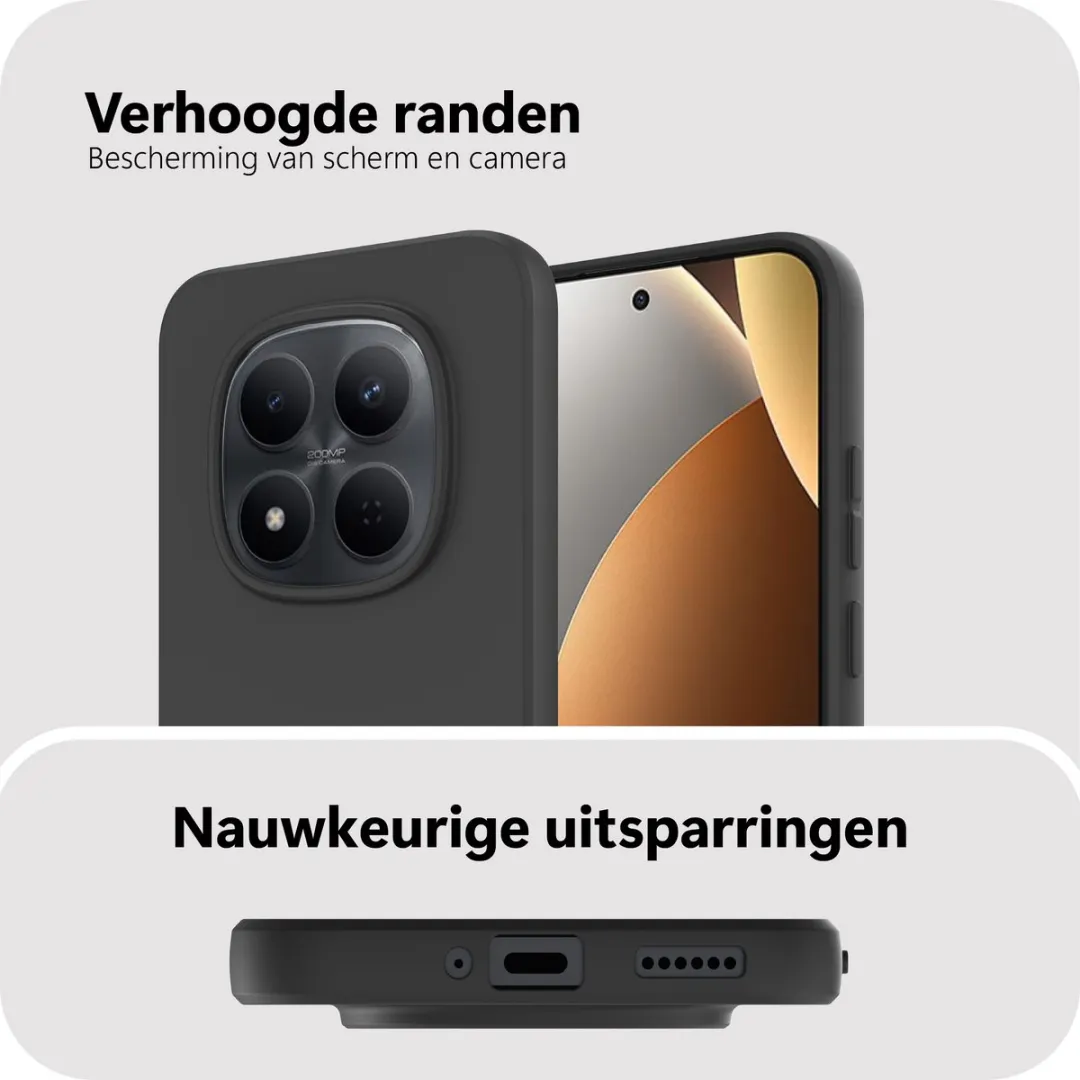 Just in Case Hoesje MXM2860KL1L Xiaomi Redmi Note 15 Pro+ 5G - Zwart