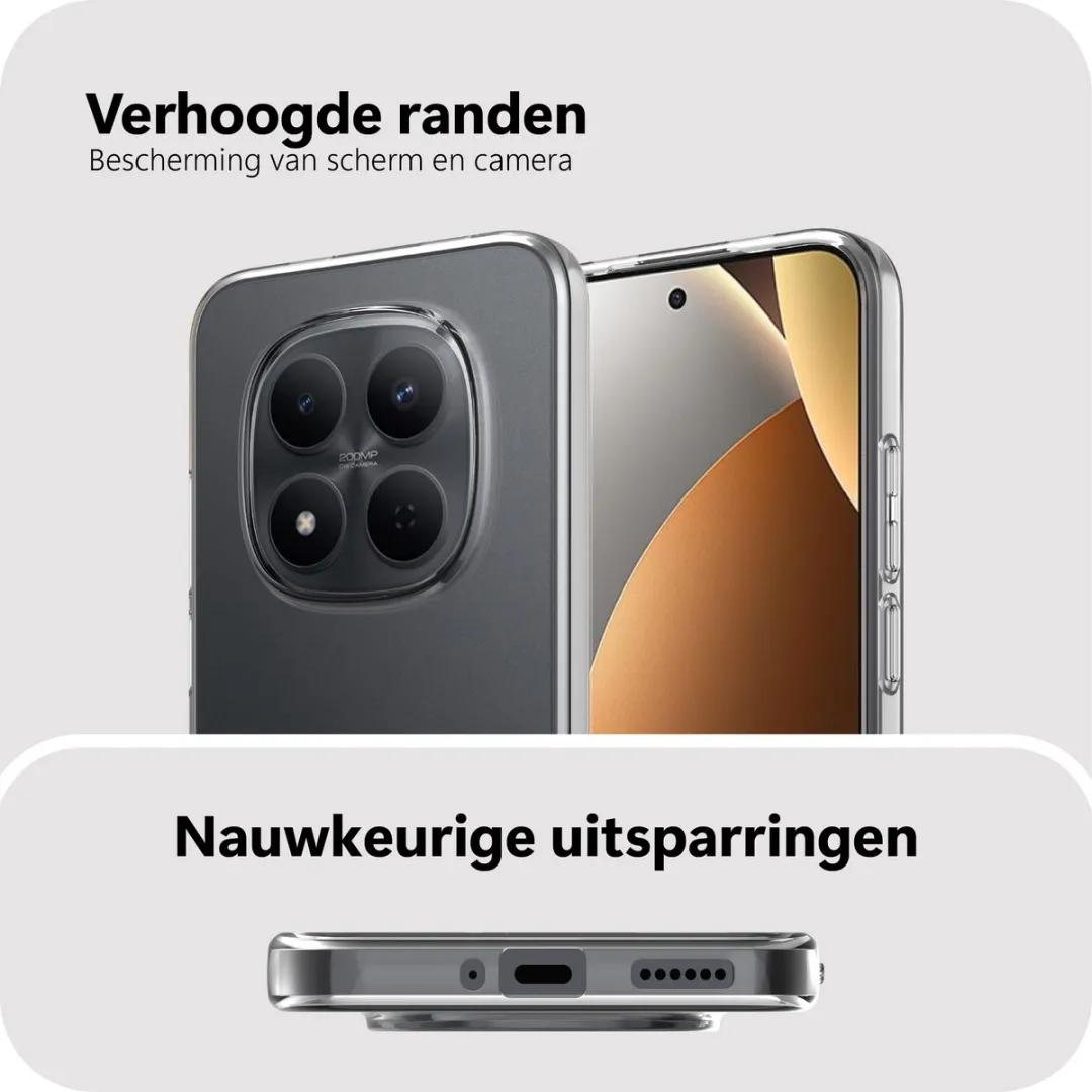 Just in Case Hoesje MXM2860KL0L - Xiaomi Redmi Note 15 Pro+ 5G - Transparant