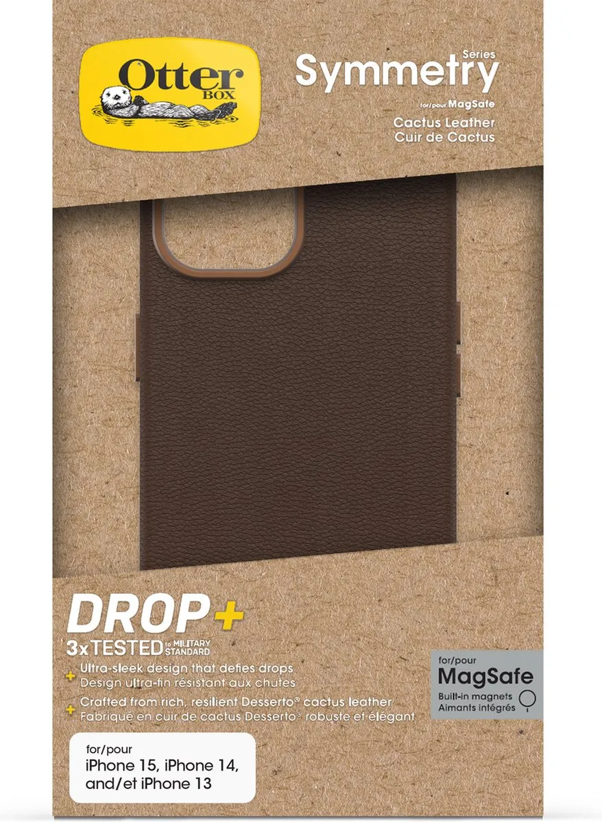 OtterBox Symmetry Hoesje iPhone 15 - Bruin - 77-95727