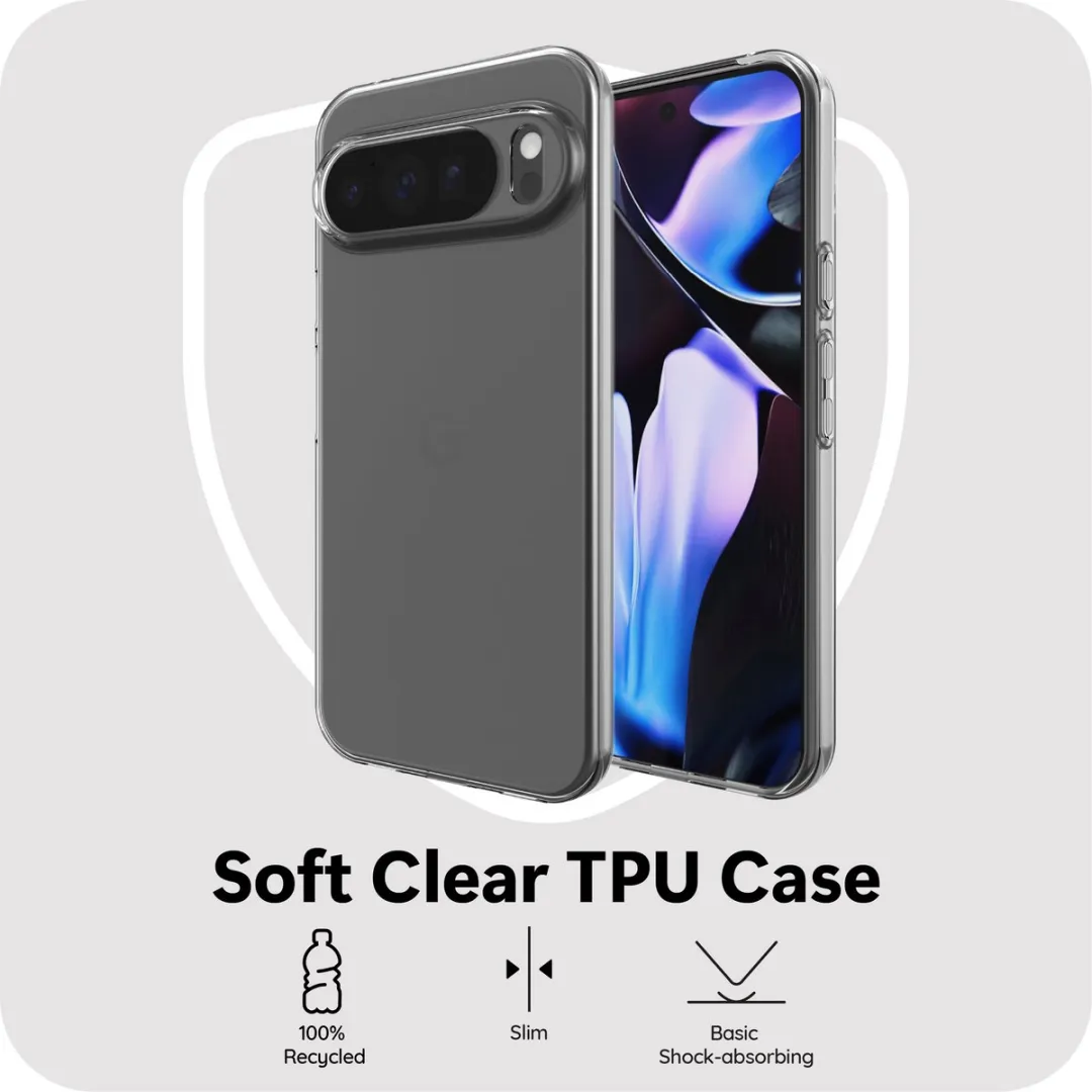 Just in Case Google Pixel 10 Pro XL Hoesje Siliconen MGO2782KL0 - Transparant