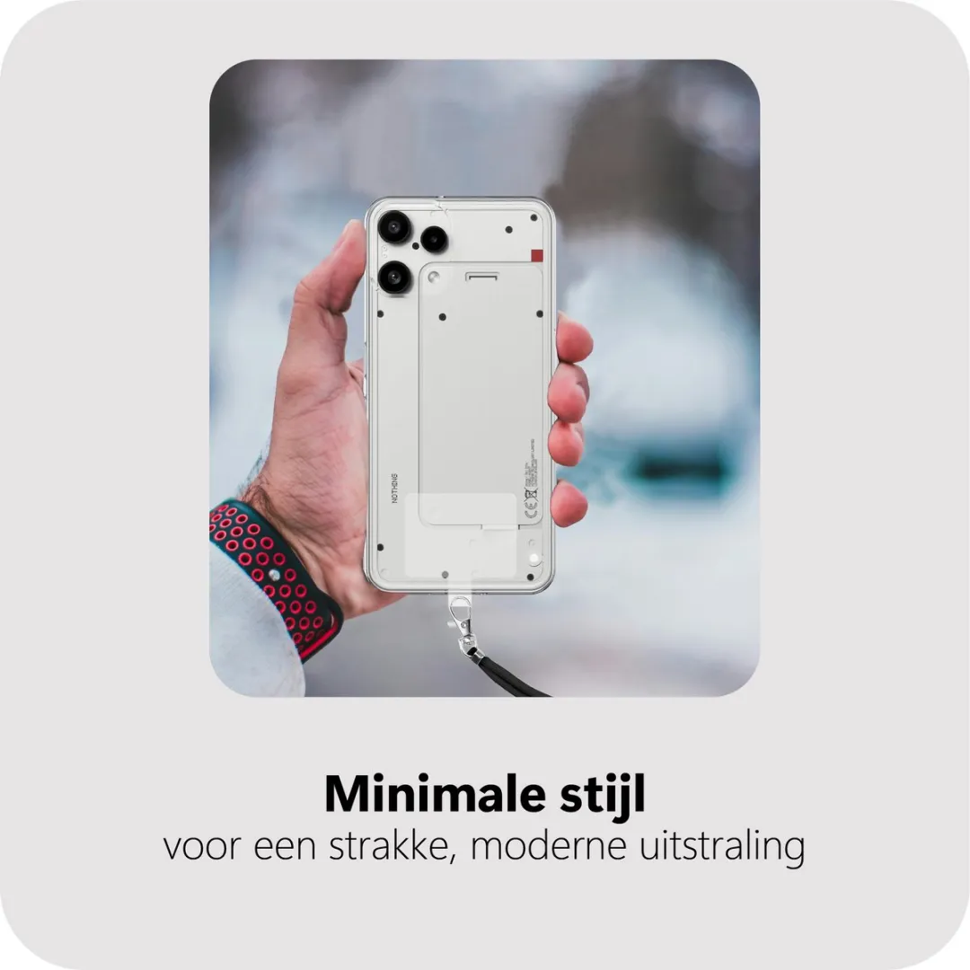 Just in Case Hoesje Nothing Phone (3a) Lite MNT2857KL0L - Transparant